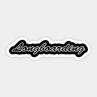 Longboarding Sticker